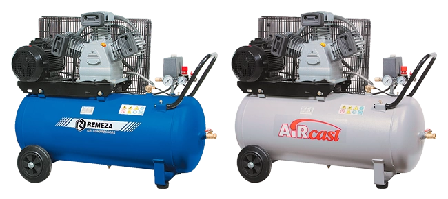 Фото-2608 Компрессор AirCast (Remeza) с ременным приводом СБ4/C-50.LB40