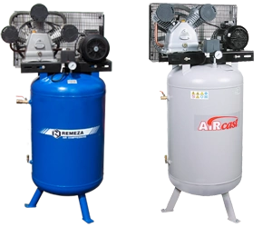Фото-2617 Компрессор AirCast (Remeza) c ременным приводом на вертикальном ресивере СБ4/Ф-270.LB50В