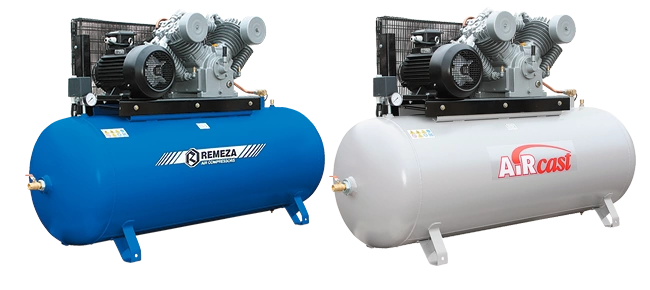 Фото-2677 Компрессор AirCast (Remeza) с ременным приводом СБ4/Ф-500.LT100/16