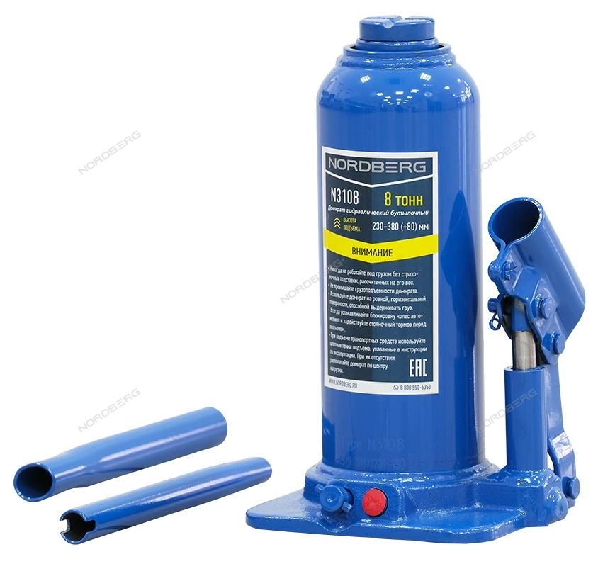 Фото-9910 Домкрат N3108 бутылочный 08т