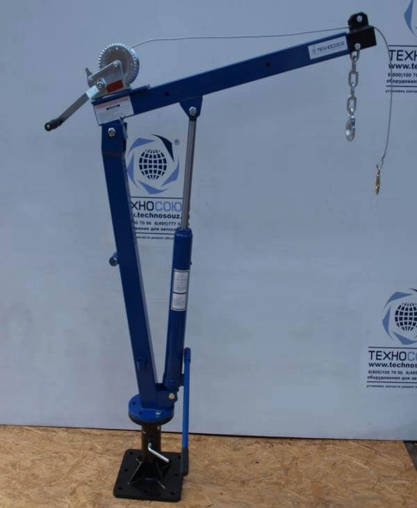 Фото-3379 Кран гаражный стационарный ZX0601A, 0,9 т