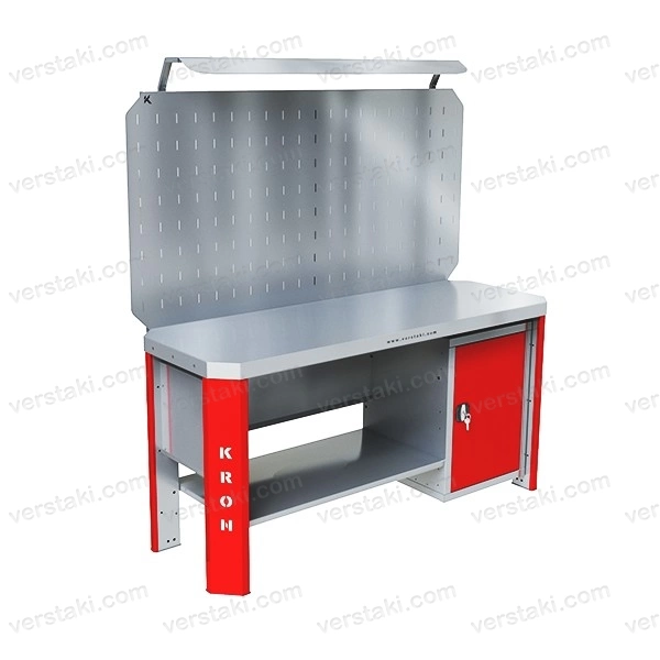 Фото-3619 Верстак с увеличенным экраном и освещением КРОН Гефест-ВС-001-ЭДО