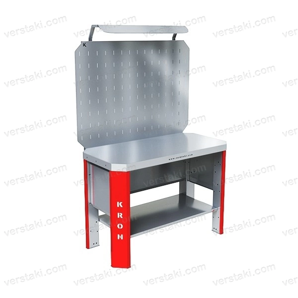 Фото-3637 Слесарный верстак с увеличенным экраном КРОН Гефест-ВС-00-ЭДО