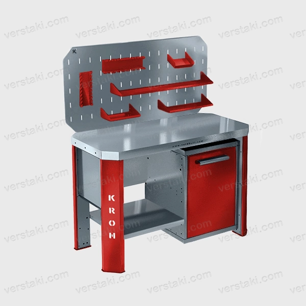 Фото-7951 Верстак цельнометаллический КРОН ГЕФЕСТ-ВС-01