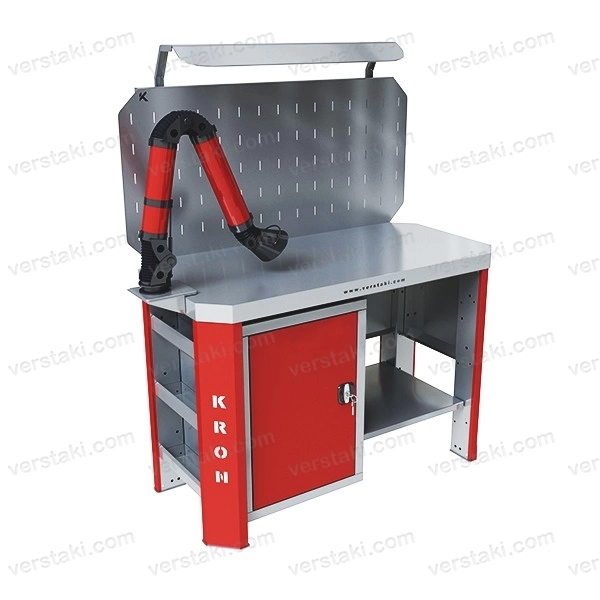 Фото-7972 Верстак с вытяжным оснащением КРОН Гефест-ВС-10-ЭПО-В1