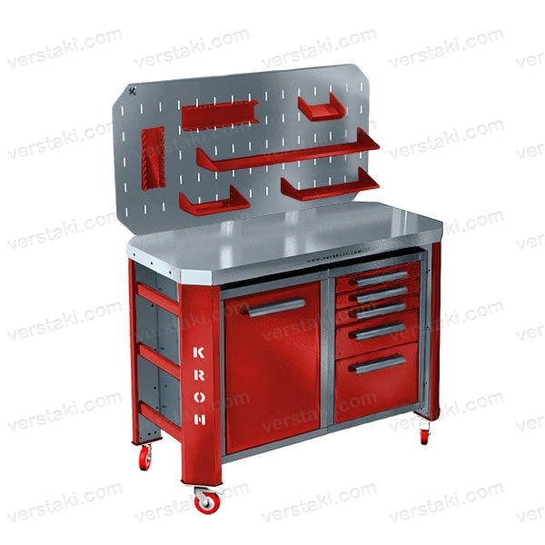 Фото-3721 Верстак на колесиках КРОН Гефест-ВС-15-ЭП-К2