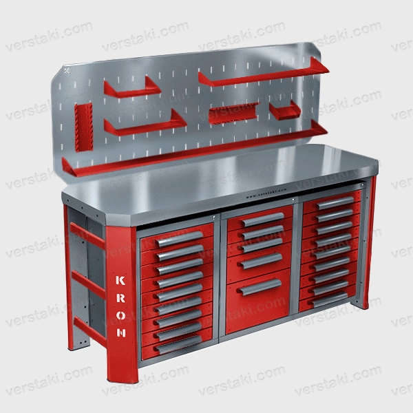 Фото-3889 Верстак для ремонта АКБ КРОН ГЕФЕСТ-ВС-959