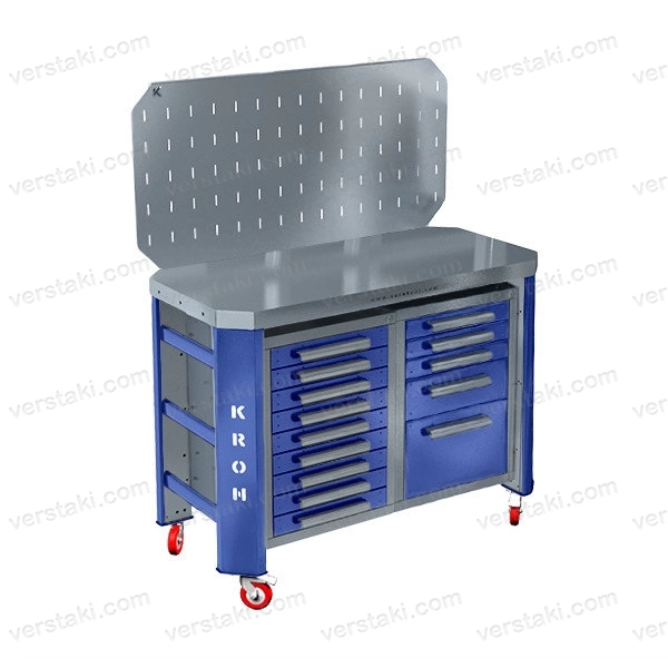 Фото-10654 Стол-верстак на колесах КРОН Гефест-ВС-95-ЭП-К2