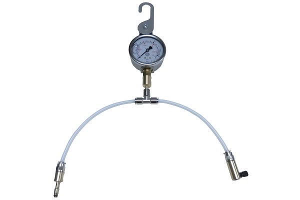 Фото-12295 Комплект с манометром для проверки давления подпора в обратке форсунок BOSCH Пьезо