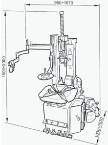 Фото-8182 Шиномонтажный станок Hofmann Megamount 501 Racing
