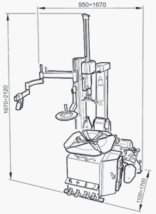 Фото-8194 Шиномонтажный станок Hofmann Megamount 601 Racing