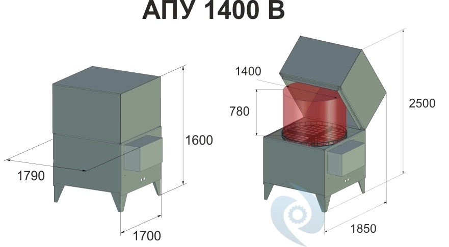 Фото-15109 Автоматическая Промывочная Установка АПУ 1400В