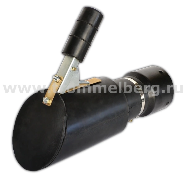 Фото-7591 Насадка неопреновая круглая D110 мм с крышкой (под шланг D100 мм)