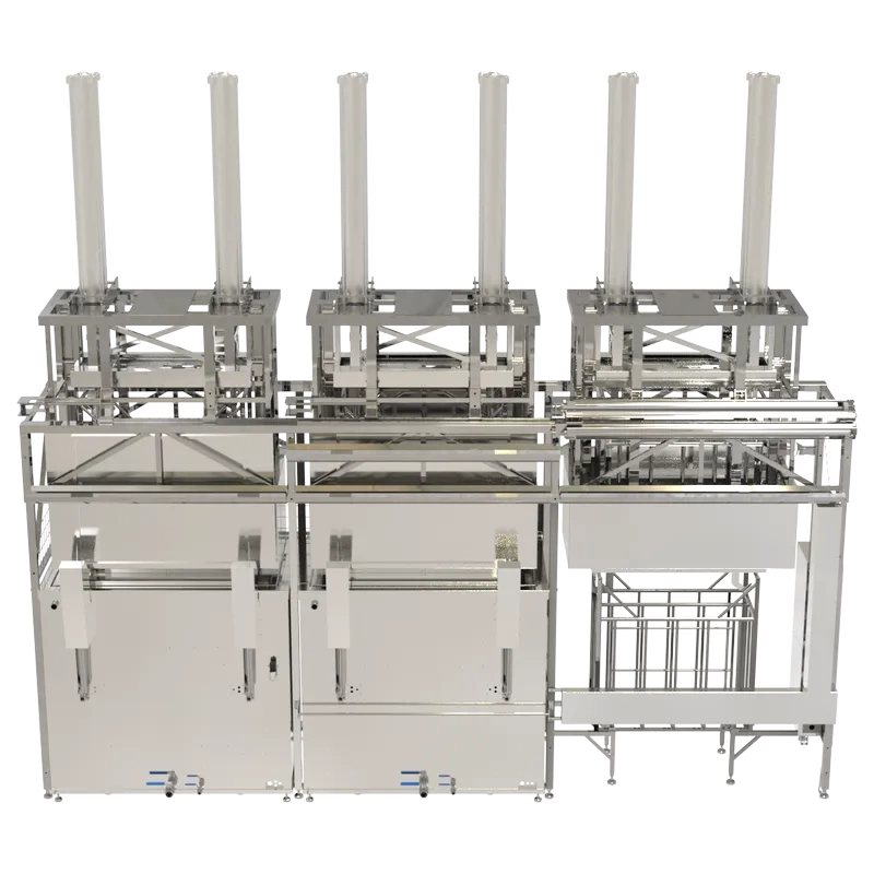 Фото-16187 2-х позиционная автоматическая ультразвуковая линия с г/п 1т