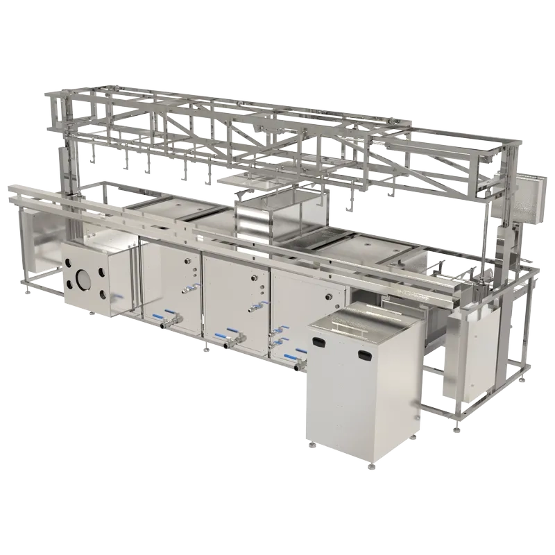 Фото-16310 4-х позиционная автоматическая ультразвуковая линия