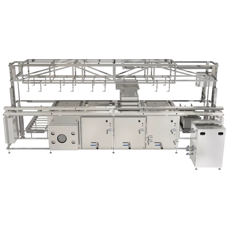 Фото-16322 4-х позиционная автоматическая ультразвуковая линия