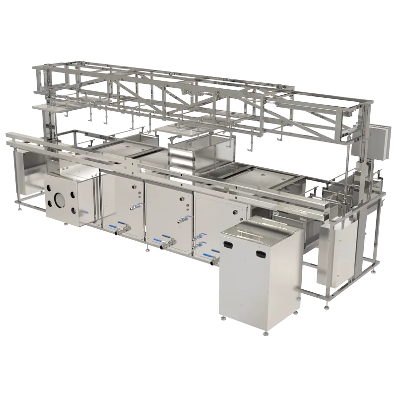 Фото-16325 4-х позиционная автоматическая ультразвуковая линия