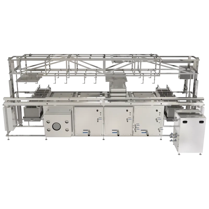 Фото-16328 4-х позиционная автоматическая ультразвуковая линия