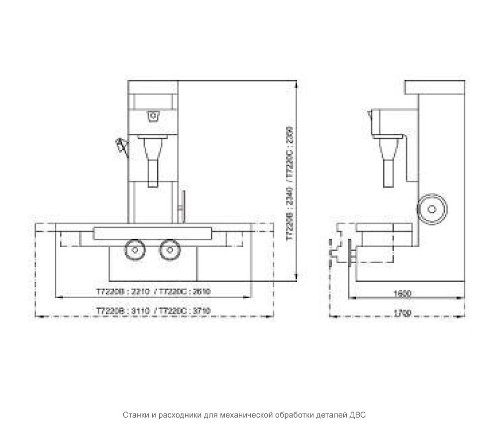 Фото-14227 Вертикально-расточной станок SJMC с функцией шлифовки плоскости T7220C