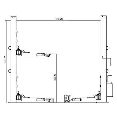 Фото-10225 Двухстоечный подъемник System4you T4/K2