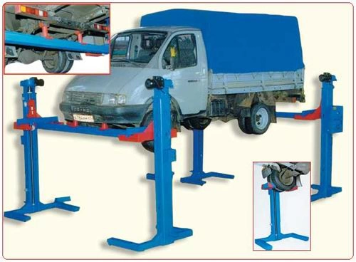 Фото-2053 ПП-6 Подъемник передвижной, 4-х ст, г/п 6 т