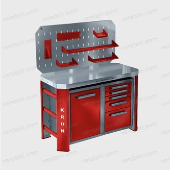 Фото-3709 Верстак двухтумбовый КРОН ГЕФЕСТ-ВС-15