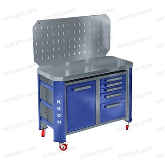 Фото-10498 Верстак на колесиках КРОН Гефест-ВС-15-ЭП-К2