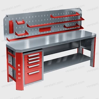 Фото-3790 Слесарный верстак под тиски КРОН ГЕФЕСТ-ВС-5000