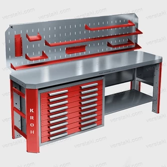 Фото-3853 Верстак с экраном КРОН ГЕФЕСТ-ВС-8800