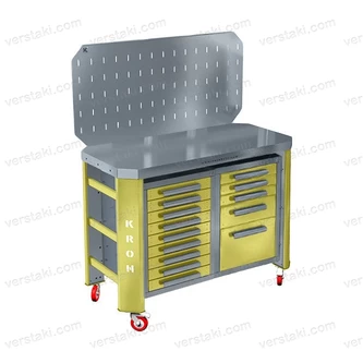 Фото-10651 Стол-верстак на колесах КРОН Гефест-ВС-95-ЭП-К2