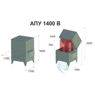 Фото-15109 Автоматическая Промывочная Установка АПУ 1400В