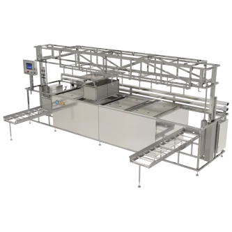 Фото-16316 4-х позиционная автоматическая ультразвуковая линия