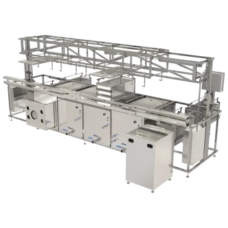 Фото-16325 4-х позиционная автоматическая ультразвуковая линия