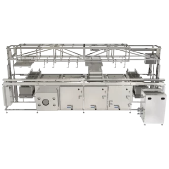 Фото-16328 4-х позиционная автоматическая ультразвуковая линия