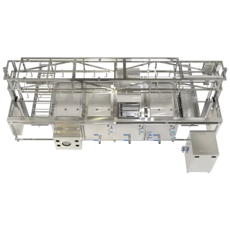 Фото-16337 4-х позиционная автоматическая ультразвуковая линия